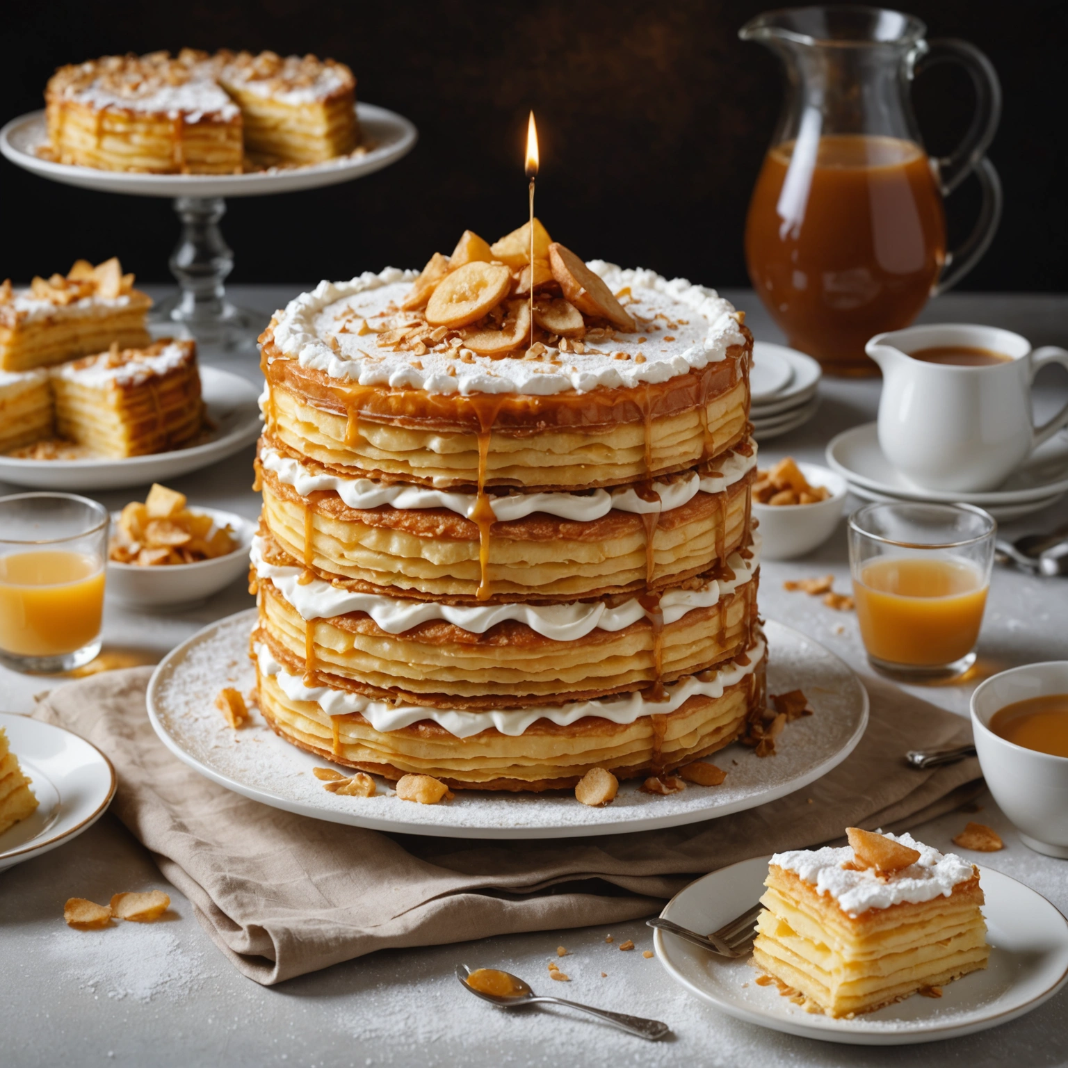 Наполеон со сгущенкой: сладкое путешествие в мир классики с оригинальным вкусом